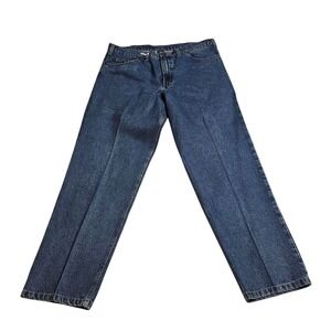 RK‎ Brand Jeans Relaxed Fit Denim Pants Classic Blue Jeans 38x30 Work Wear